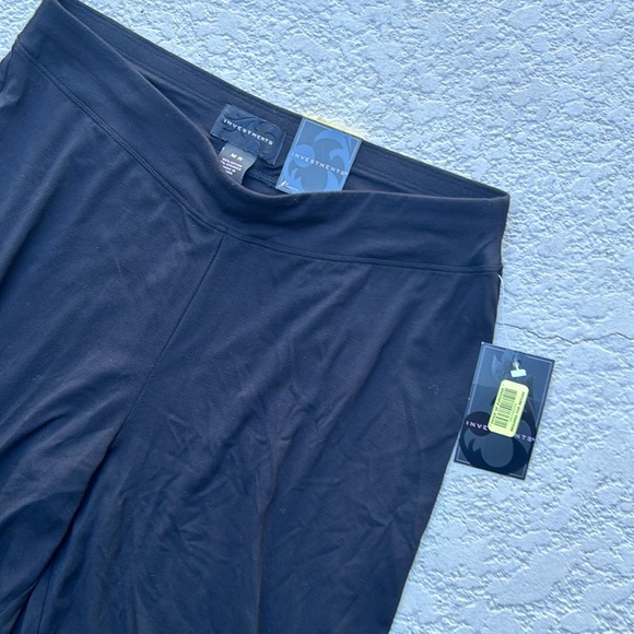 NWT Investments Soft Black Bootcut Regular Length Pull on Pants Size M R Med - Picture 2 of 6